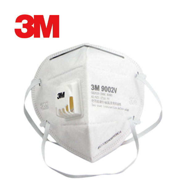 3M 9002V白色防塵口罩